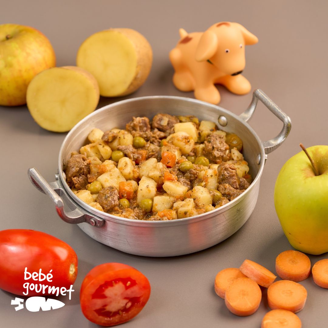 Borrego com Legumes e Maçã (12+)