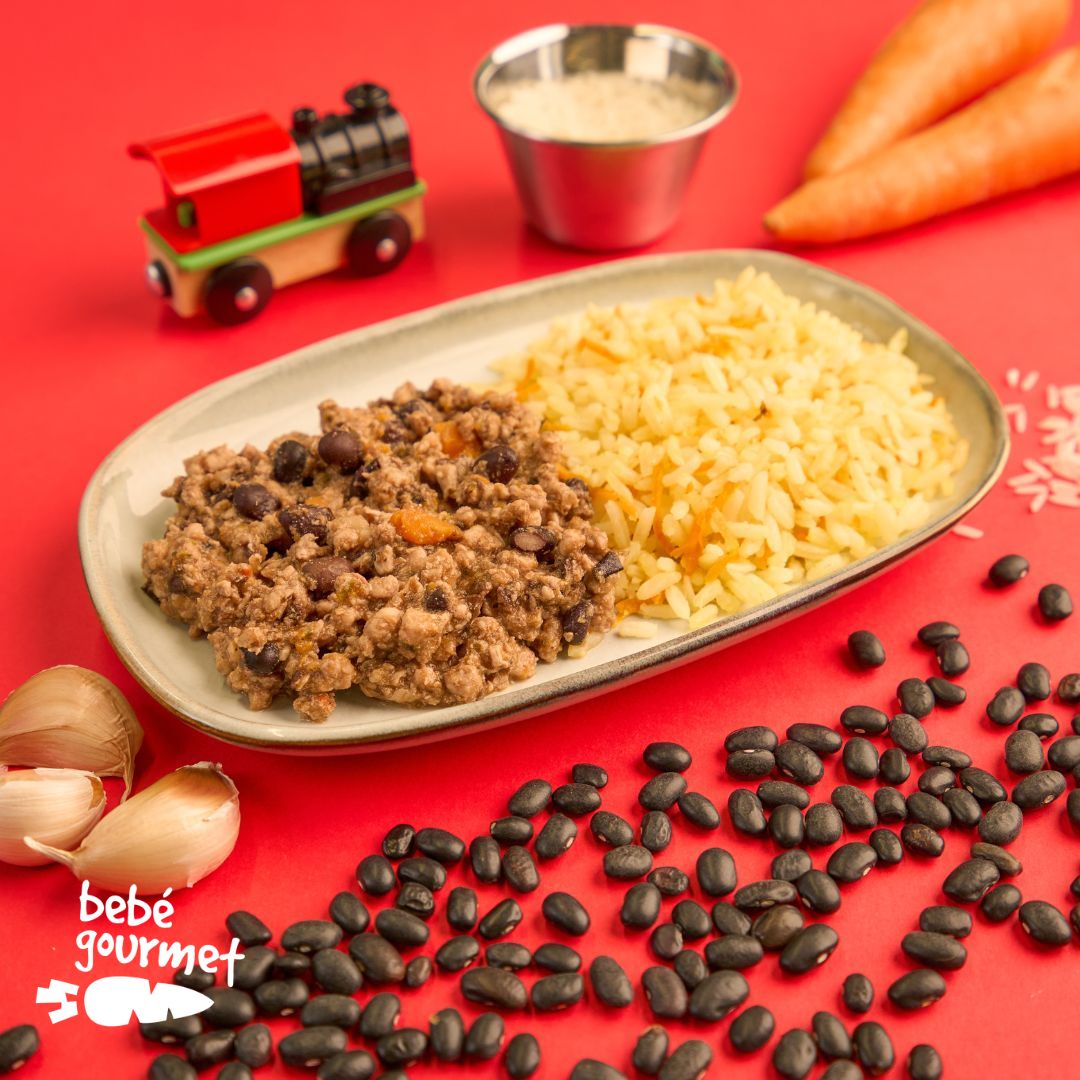 Chili de Peru com Arroz de Cenoura (12+)