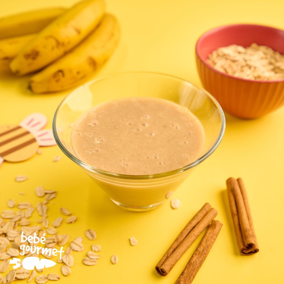 Puré de Banana e Aveia (12+)